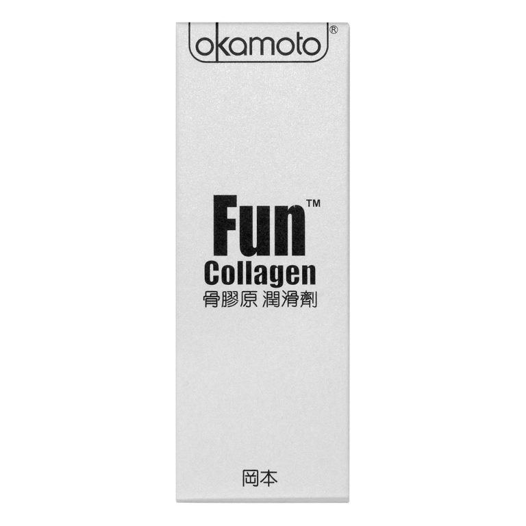 Chất Bôi Trơn Quan Hệ Nhật Bản Okamoto Fun Collagen - Giữ Ẩm Lâu Dài - Dễ Dàng Vệ Sinh Sau Khi Sử Dụng - Tặng Kèm Gel Jex - Che Tên Sản Phẩm