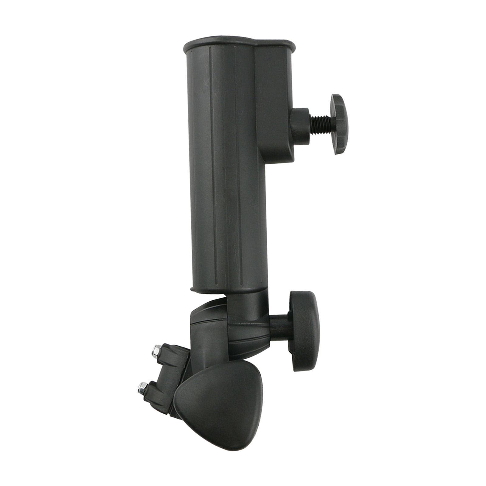Golf Cart Umbrella Holder Clamp Mount, Umbrella Clip Mounting, Golf Push Cart Umbrella Holder Durable Adjustable Angle for Bike, Outdoor Sports