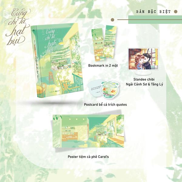 Sách - Cũng Chỉ Là Hạt Bụi - Bản Đặc Biệt - Tặng Kèm Bookmark + Postcard + Standee + Poster