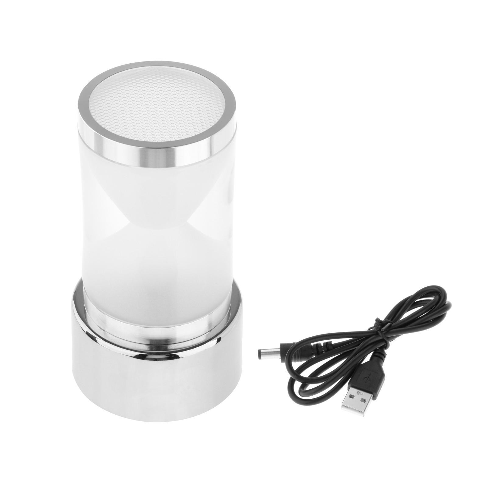 Hourglass Shape LED Table Lamp Rechargeable Bedside Nightlight Sconce Desktop Light Bedrooms Restaurant Bar Pub Club Cafe Decoration