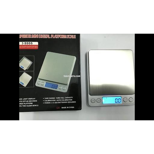 Cân tiểu li điện tử trang sức, nhà bếp độ chính xác cao 0.1g - 3000g