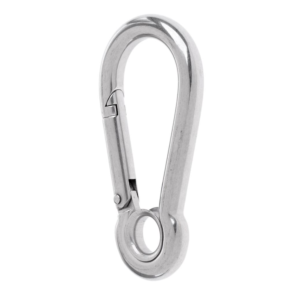 Carabiner Leo Núi Thép Không Gỉ Với Mắt để Leo Núi / đi Bộ