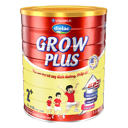 SỮA BỘT VINAMILK DIELAC GROW PLUS 2+ 1,5 KG (CHO TRẺ TỪ 2 - 10 TUỔI)