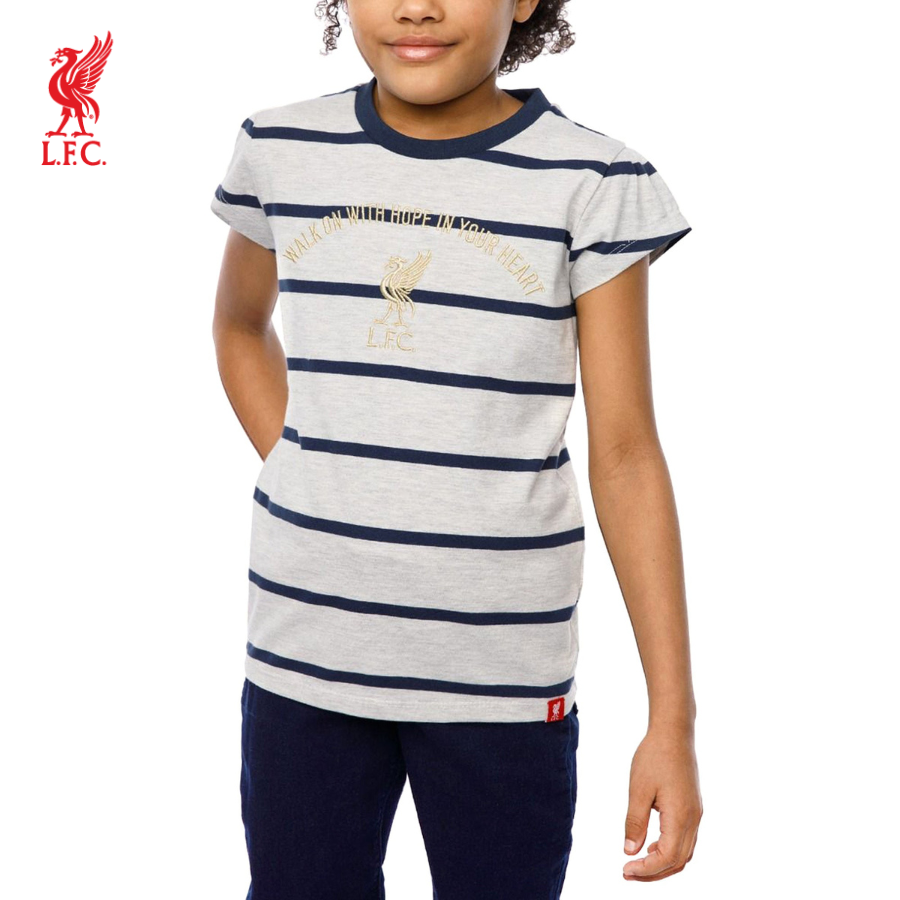 Áo thun tay ngắn thể thao trẻ em LFC Intl Jnr Stripe Hope - A15645