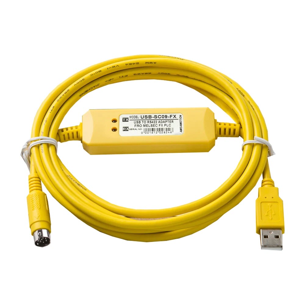Cáp lập trình PLC Mitsubishi USB-SC09-FX Mitsubishi FX và A series FX-USB-AW FX2N/FX1N/FX0N/FX0S/FX1S/FX3U