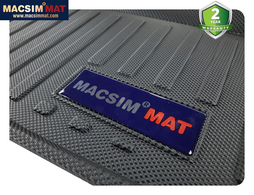 Thảm lót cốp xe ô tô Suzuki Ertiga nhãn hiệu Macsim chất liệu TPV cao cấp màu đen(F211)