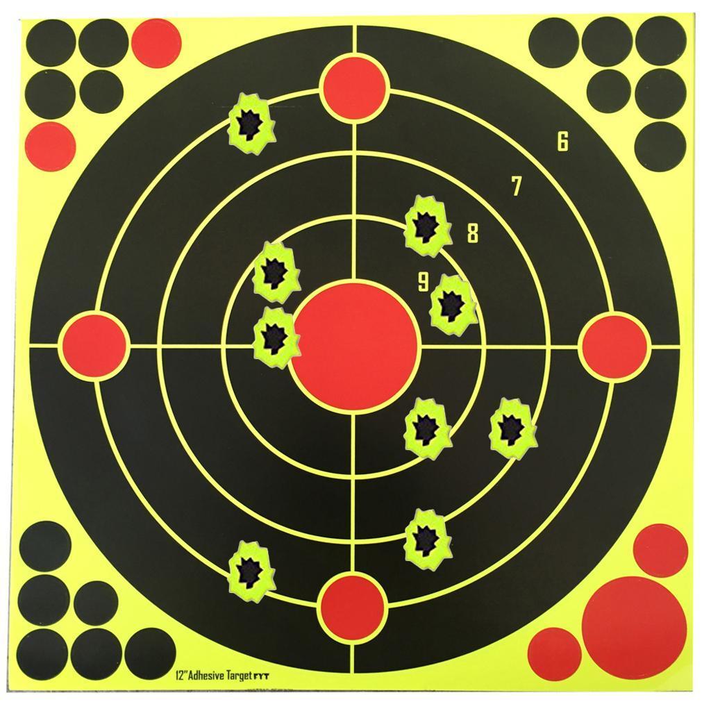 20 Pieces of Reactive Targets, Shooting Training Practice Target Stickers