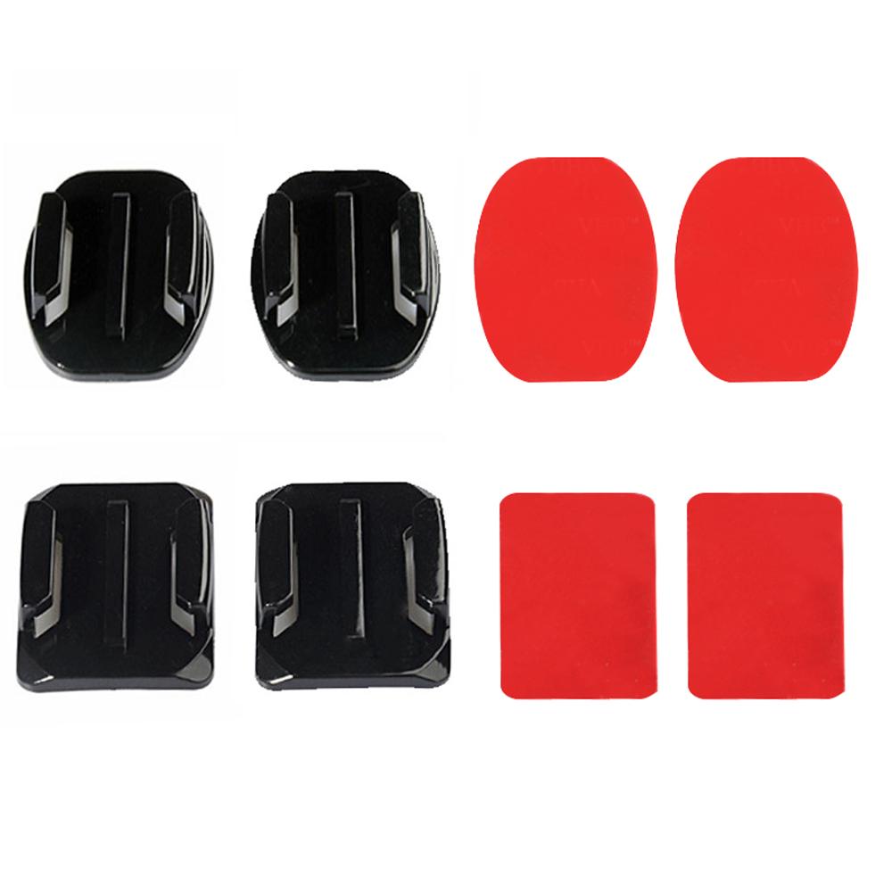 Flat Curved Base with Adhesive Stickers Mount for GoPro Hero 8 7 6 Accessories Buckle for GoPro Hero 8 7 6