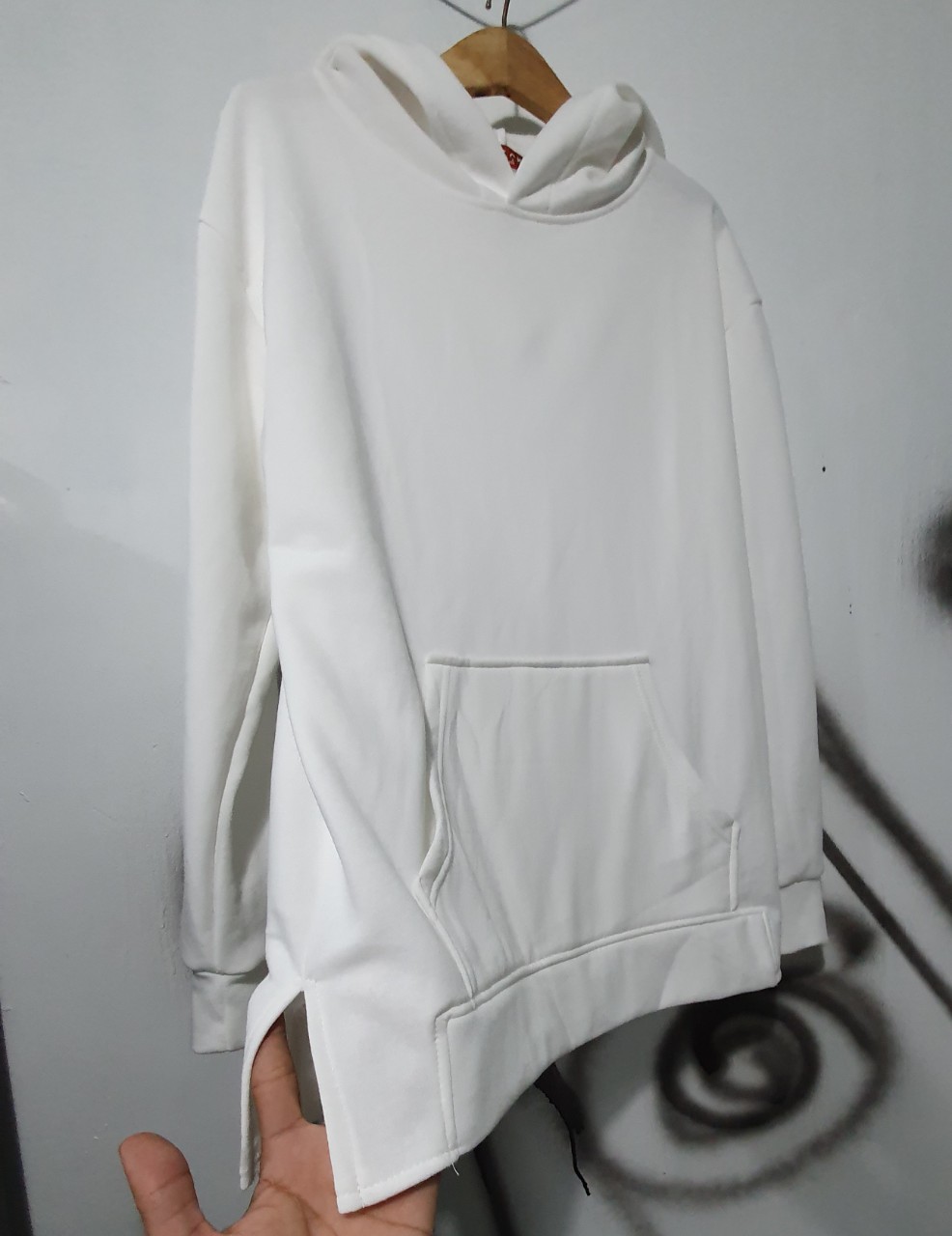 Áo Hoodie Nỉ Bông BASIC WHITE Unisex