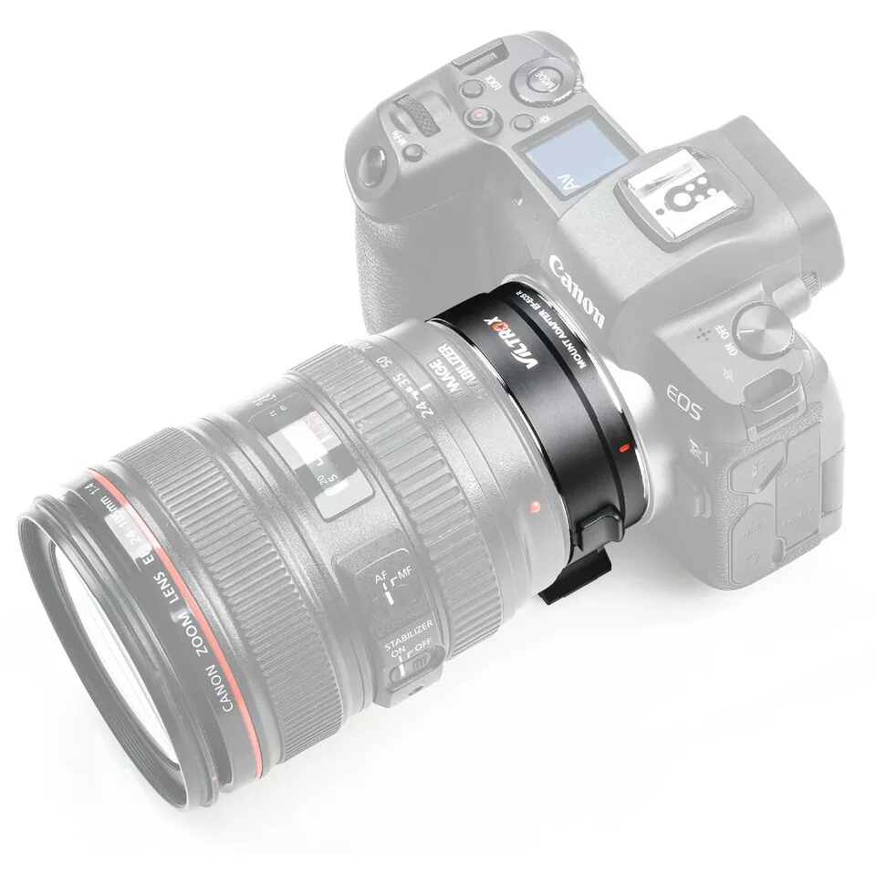 Ngàm chuyển đổi ống kính EF-EOS R lấy nét tự động cho Canon EOS R- Hàng nhập khẩu