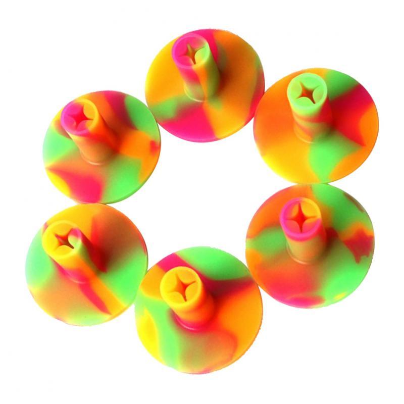 38mm Colorful Golf Tees Holder Tools For Indoor Outdoor Practice Players