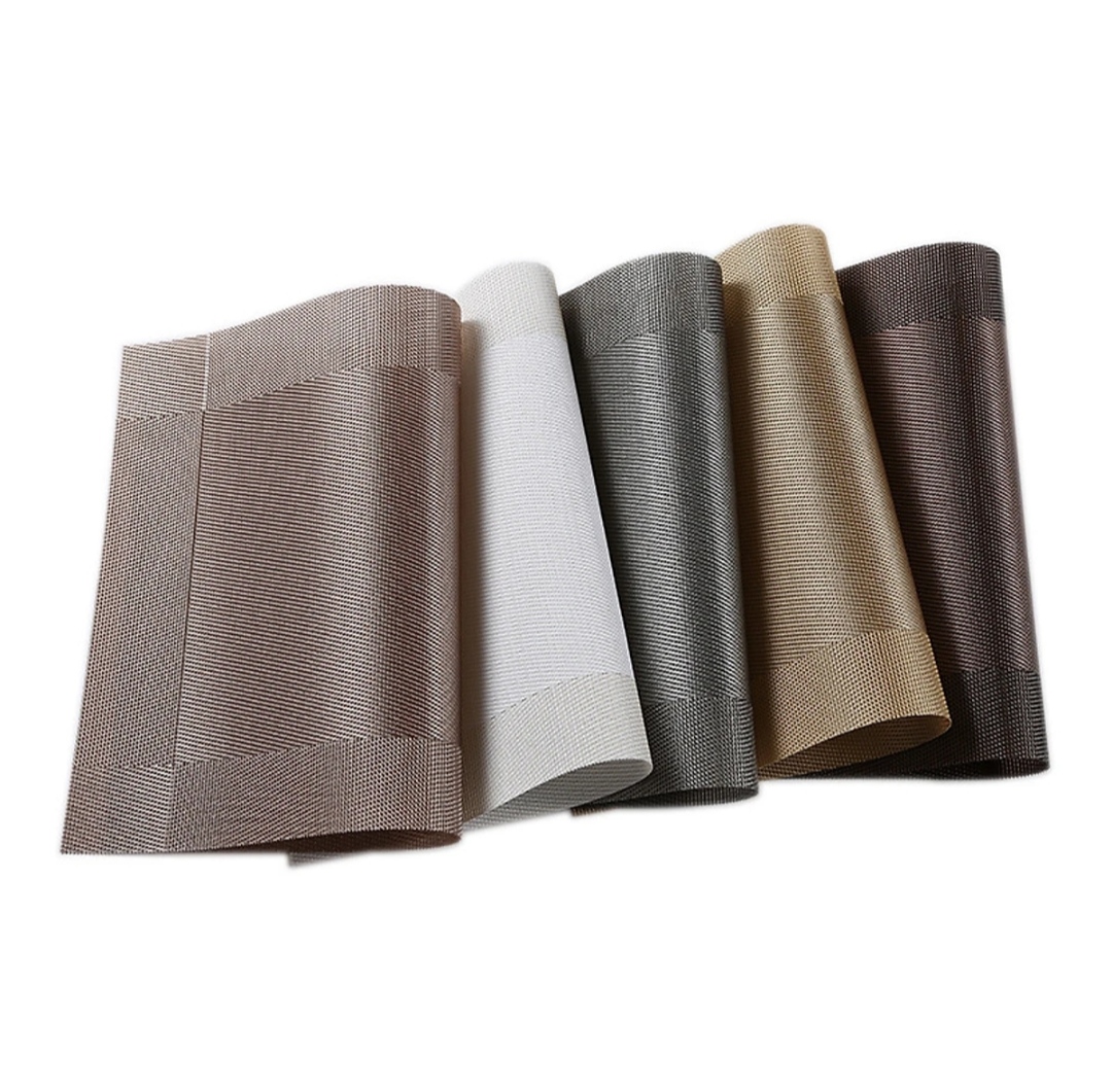 Bộ 6 Tấm Lót Bàn Ăn Cách Nhiệt Cao Cấp, Chống Thấm, Chống Trượt