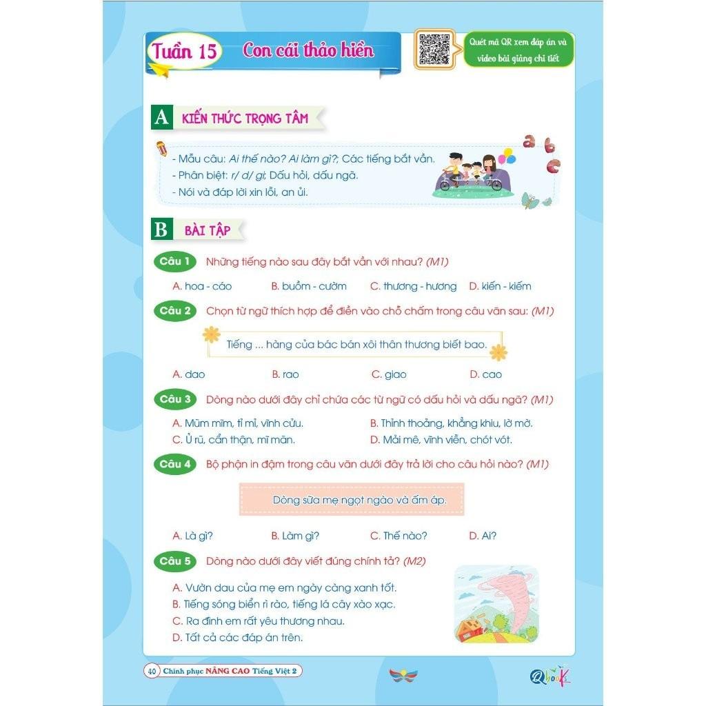 Chinh Phục Nâng Cao Tiếng Việt Lớp 2 - Cánh Diều - Cả Năm ( 1 Cuốn )  - Bản Quyền
