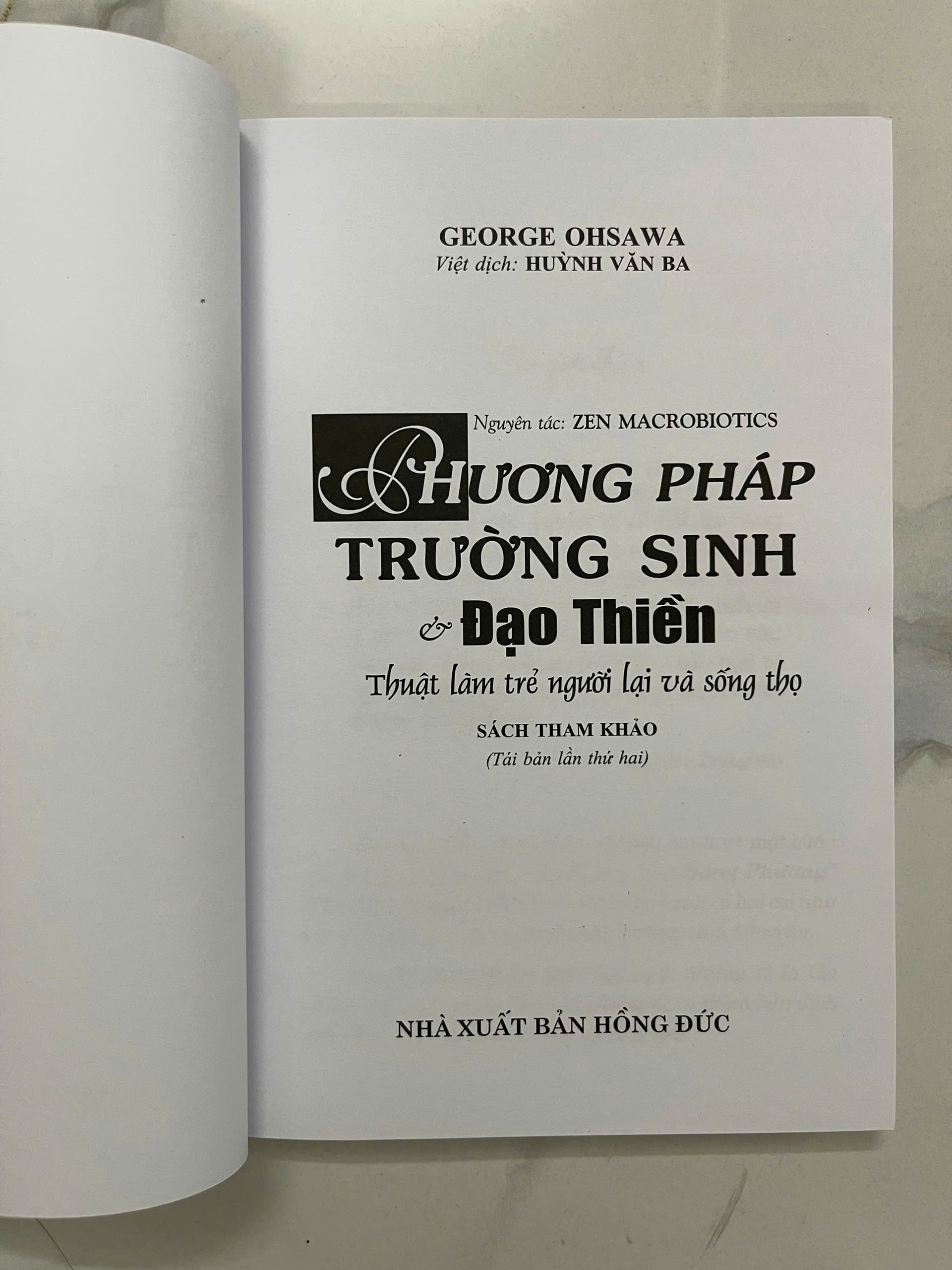 Phương Pháp Trường Sinh Và Đạo Thiền (Tái Bản)
