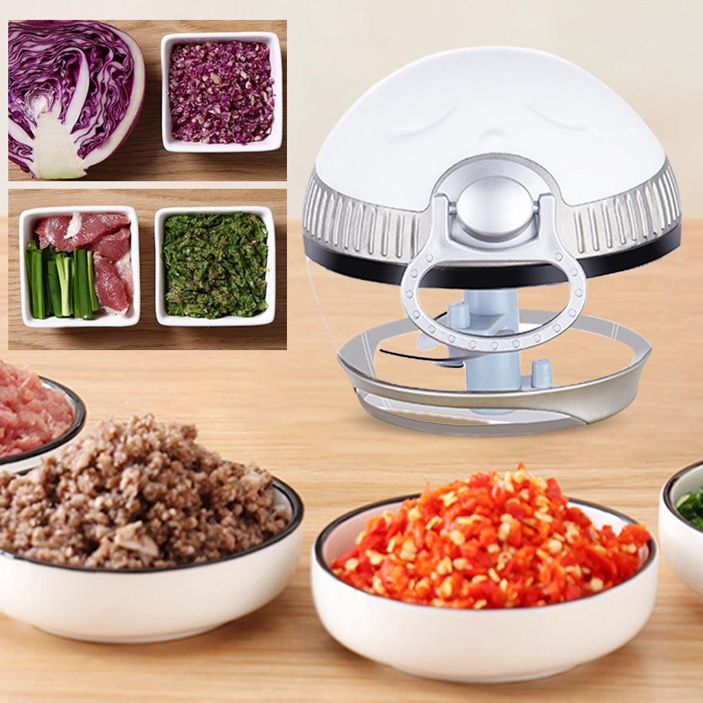 Multifunction Manual Garlic Masher Food Processor for Nuts Chili Mincer