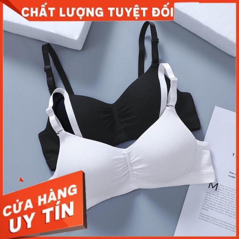 Áo Lót Nữ Cotton Cao Cấp Không Gọng Mỏng Nâng Ngực 136