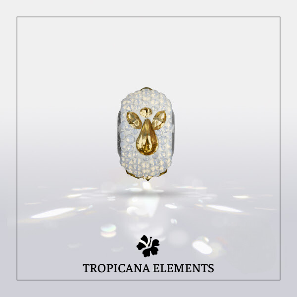 Vòng Tay Tropicana Phối Charm Swarovski Pha Lê Ngôi Sao Thiên Thần