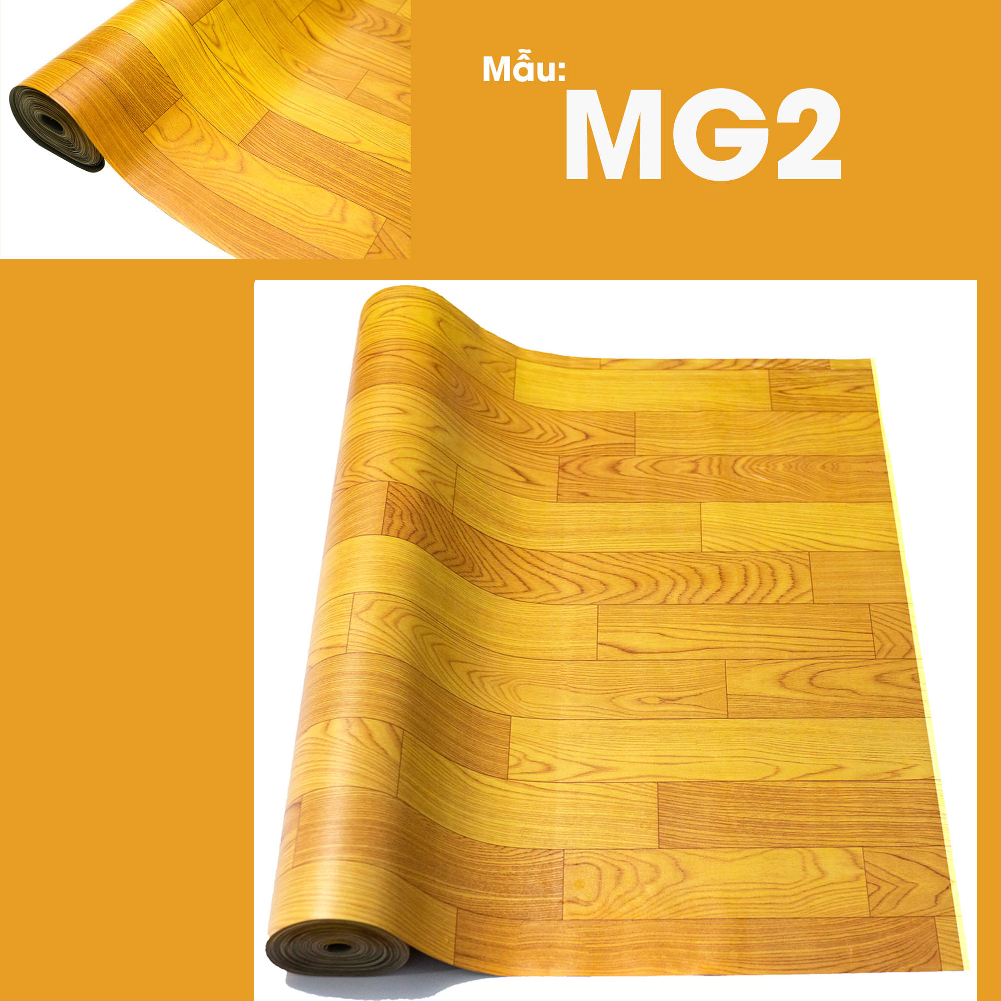 Thảm Simili Trải Sàn Nhà - Thảm Trải Phòng Lót Nền Giả Vân Gỗ PVC Nhám - Khổ 1m