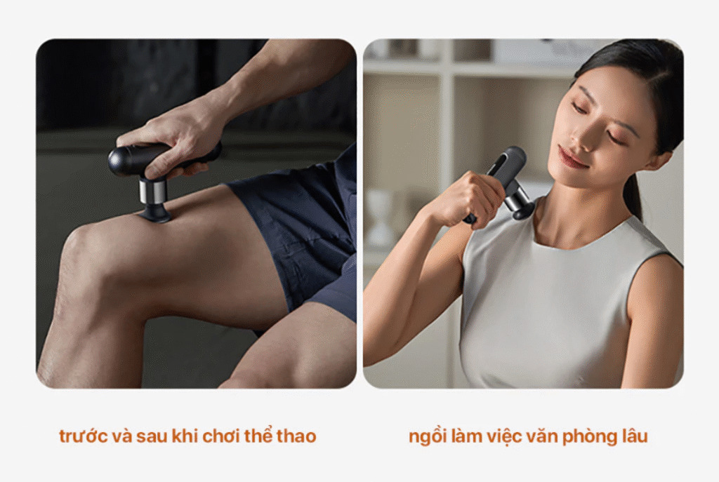 Súng massage fascial gun Philips PPM7303 - Hàng Chính Hãng