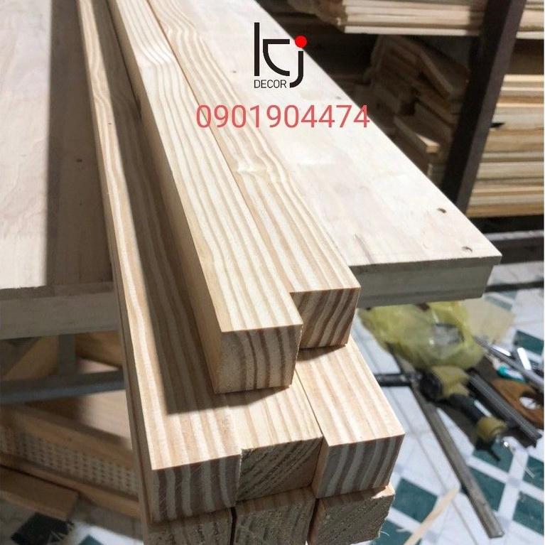 - THANH GỖ THÔNG DÀI 100x3x3 CM LÁNG MỊN 4 MẶT