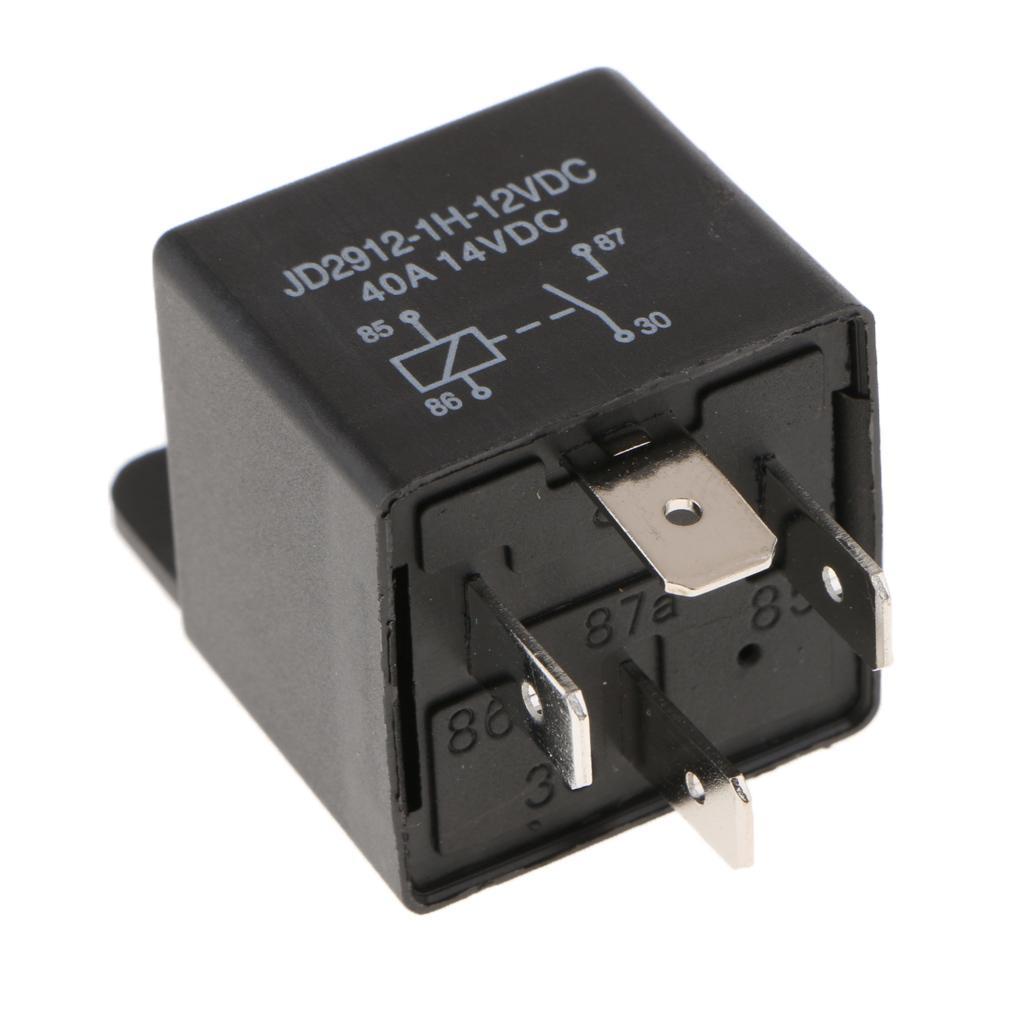 2Pcs Car Automotive Truck 12 DC 40A AMP Relay 4Pin Waterproof