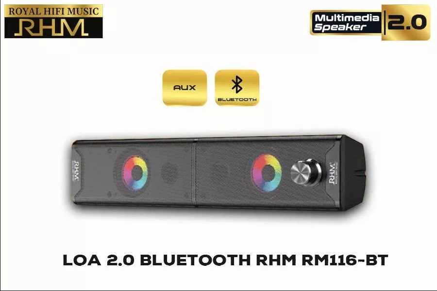 Loa máy tính 2.1 có bluetooth RHM-RM116BT - Hàng chính hãng