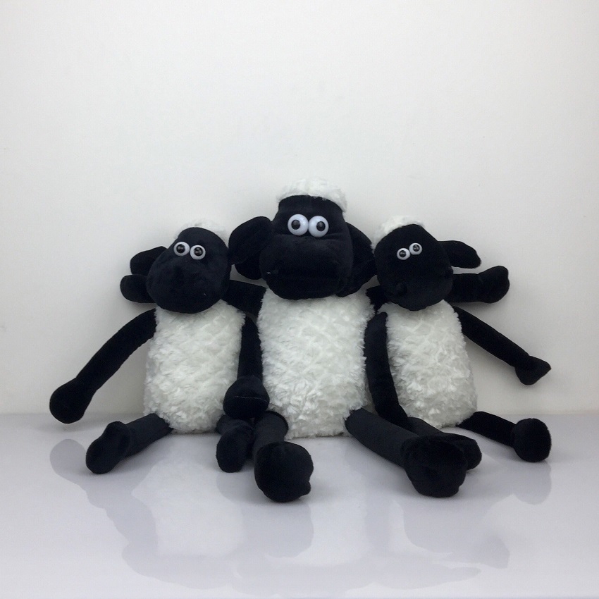 Gấu Bông Thú Nhồi Bông Cừu Shaun The Sheep Co Giãn Đàn Hồi An Toàn Cho Trẻ Nhỏ