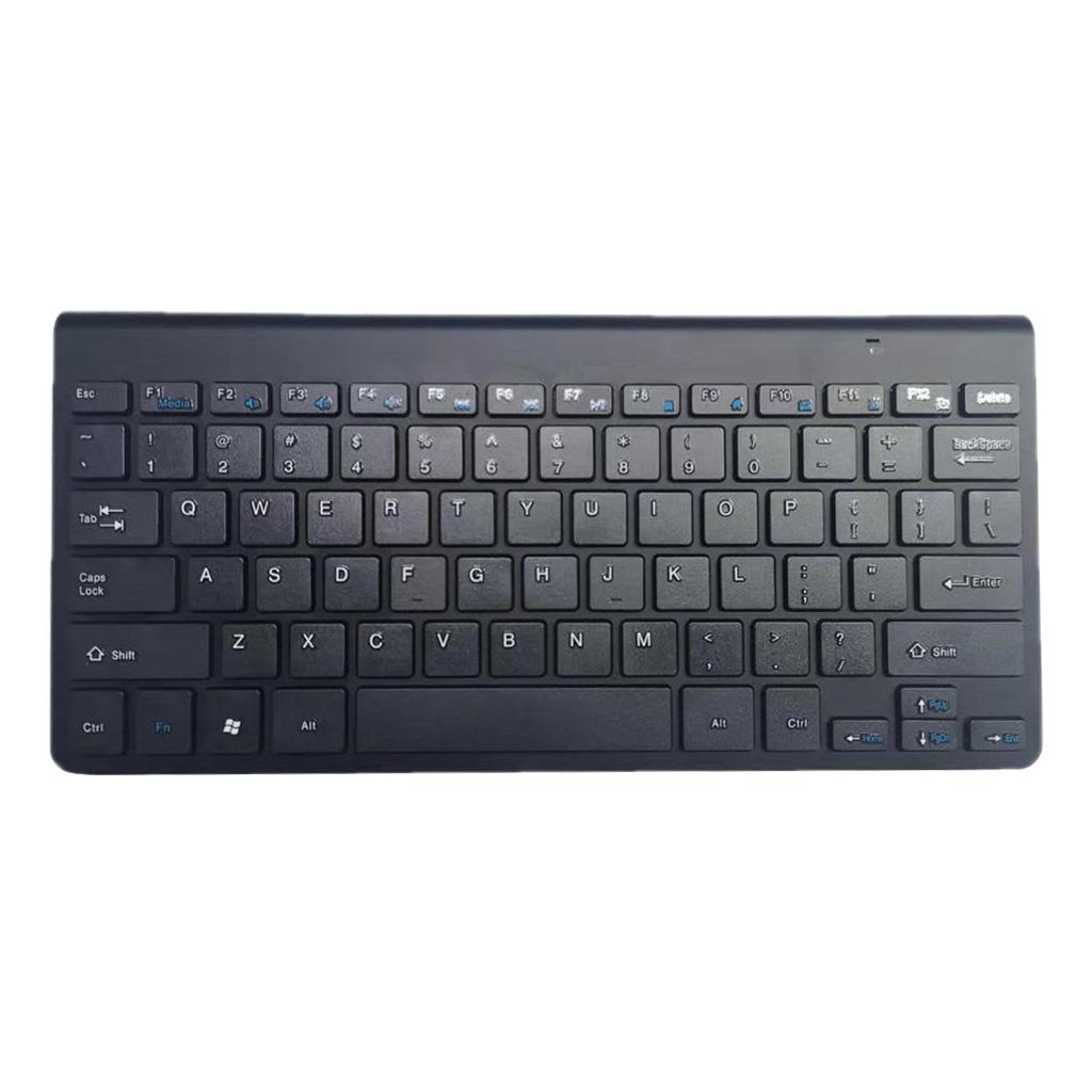 Ultra-Slim Wireless Keyboard And Mouse Combo 78 Keys With USB Receiver