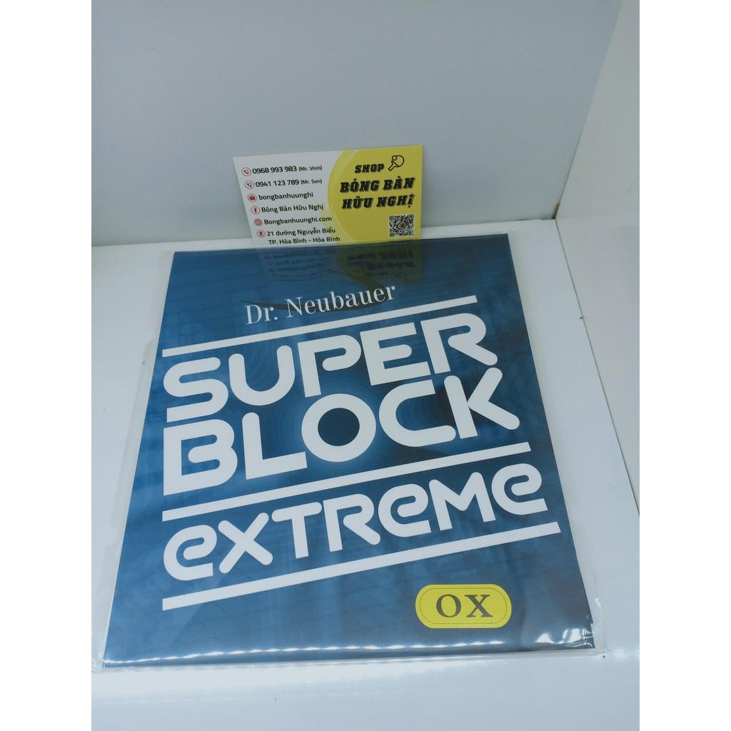 Mặt Vợt Bóng Bàn Super Block ExTreme Siêu Phản Xoáy 2020 Trơn Trượt