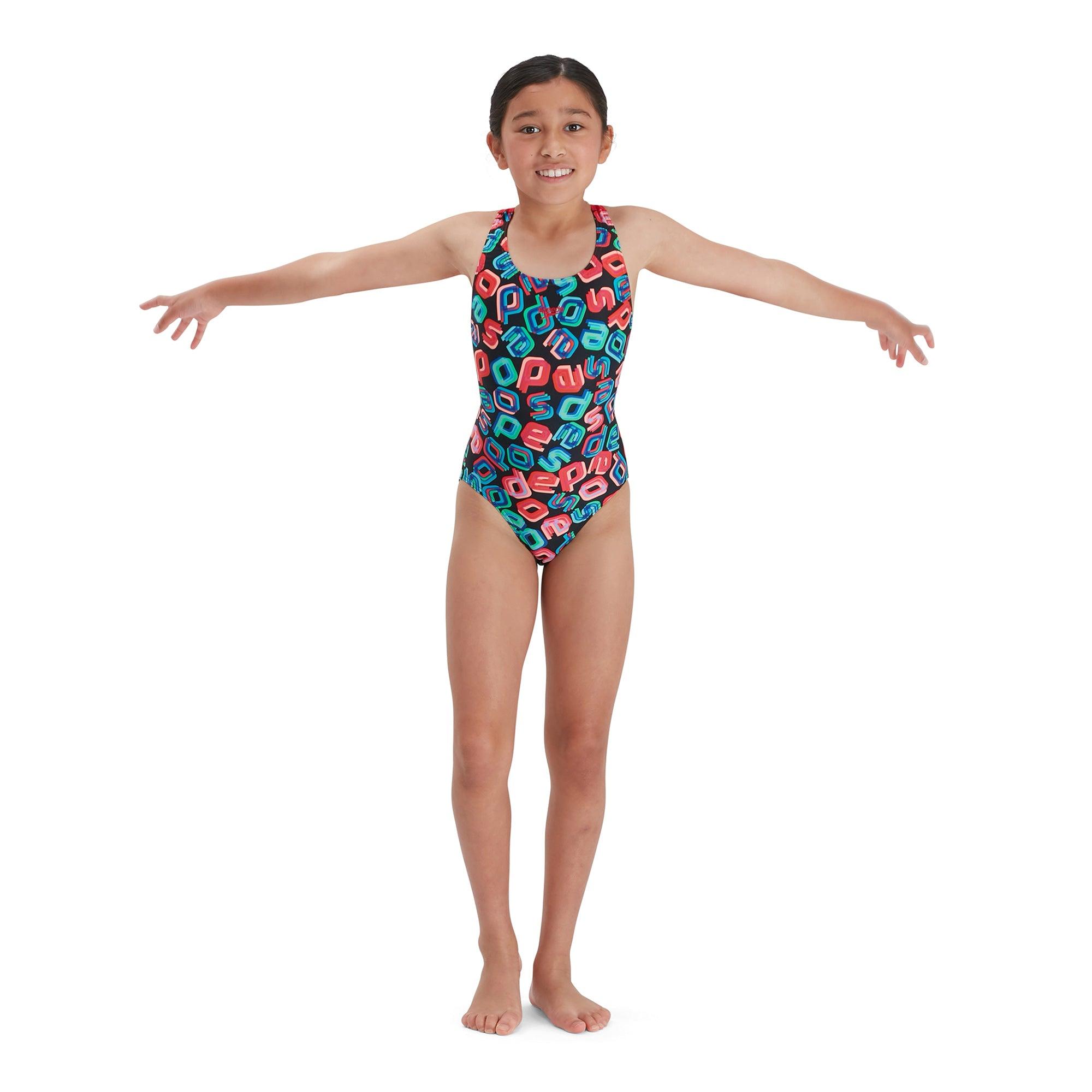 Đồ bơi một mảnh bé gái Speedo Digi Lbck Jf - 8-12377G810