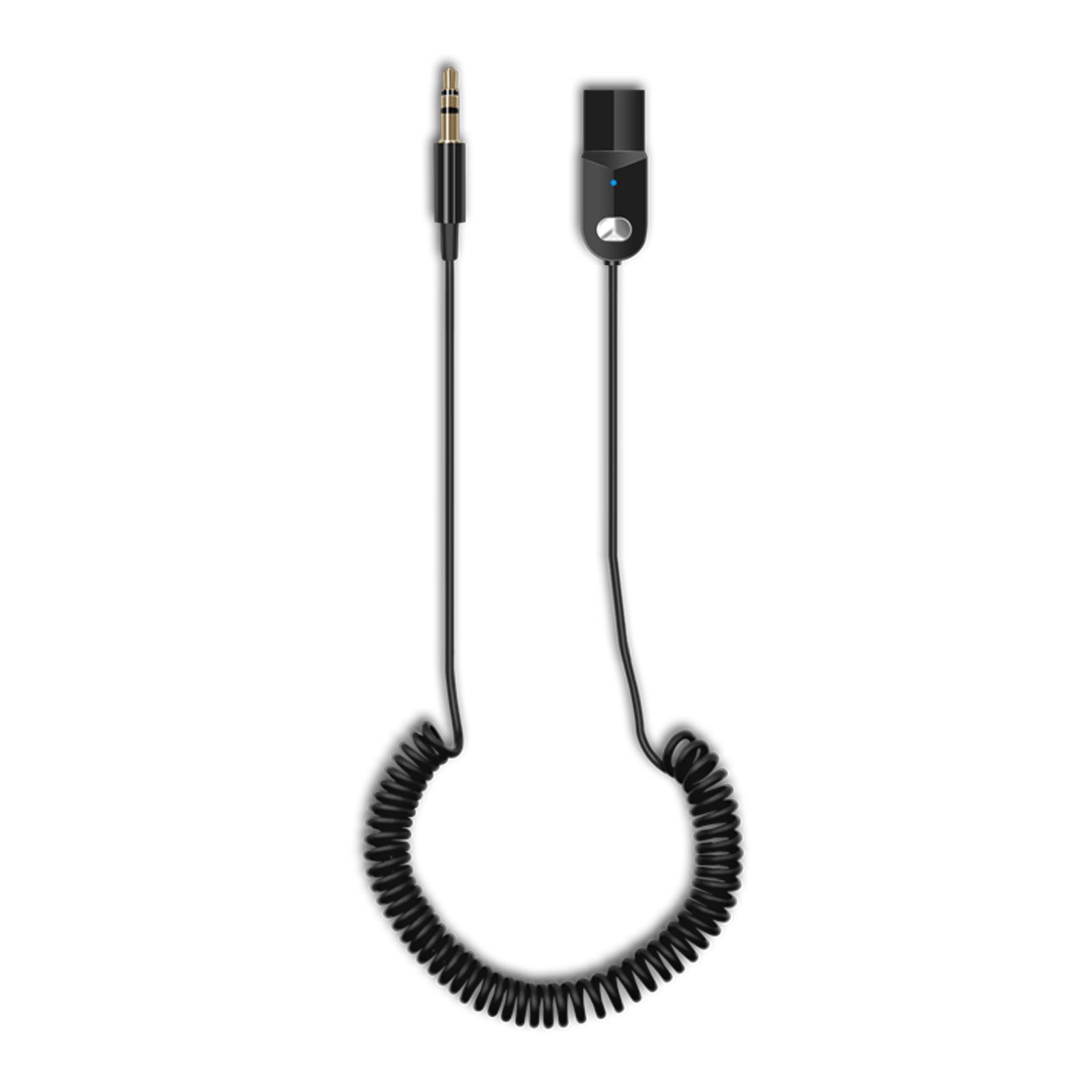 Bộ chuyển đổi âm nhạc không dây rảnh tay với micrô 3.5mm AUX Jack USB được hỗ trợ
