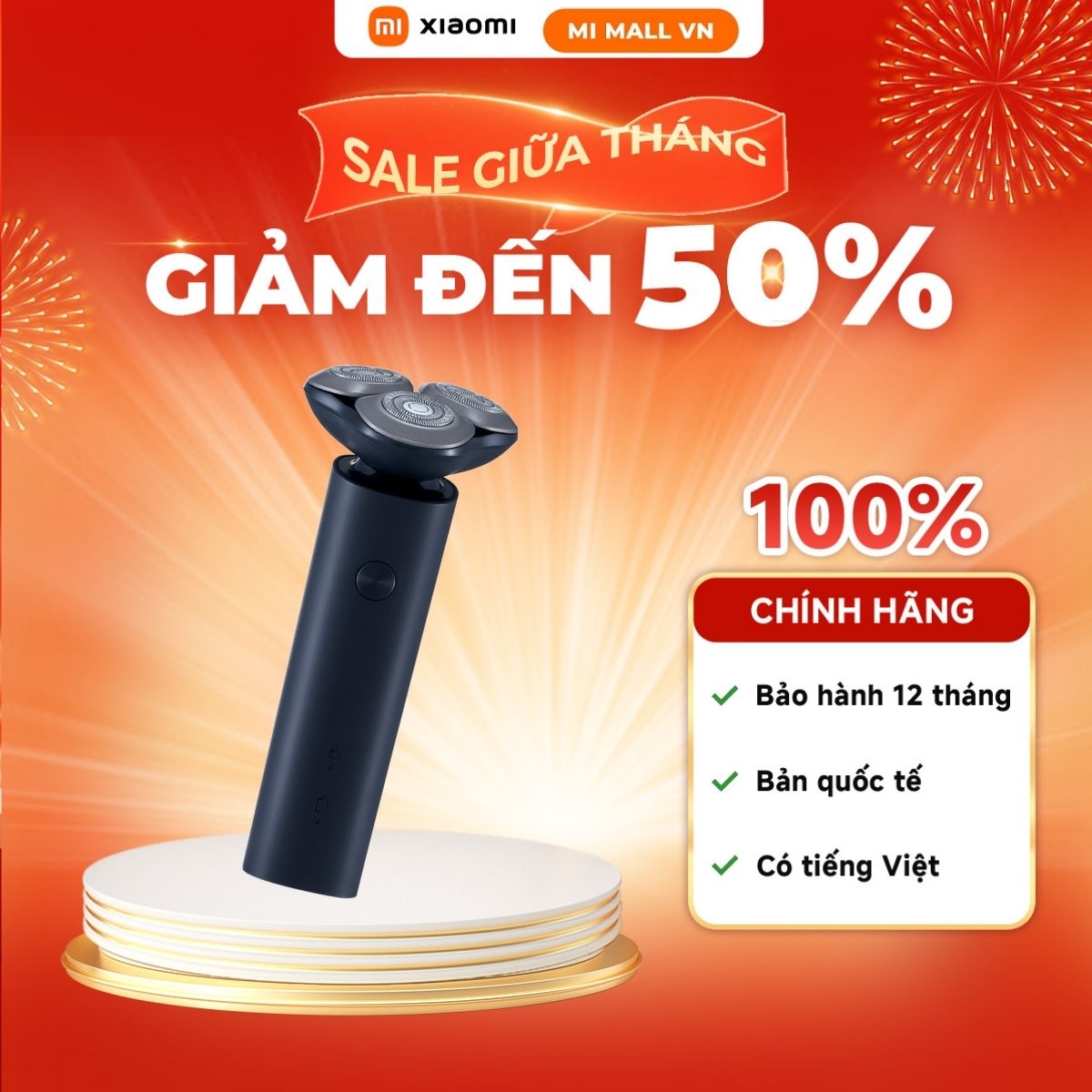 Máy Cạo Râu Xiaomi Electric Shaver S101 - Hàng Chính Hãng