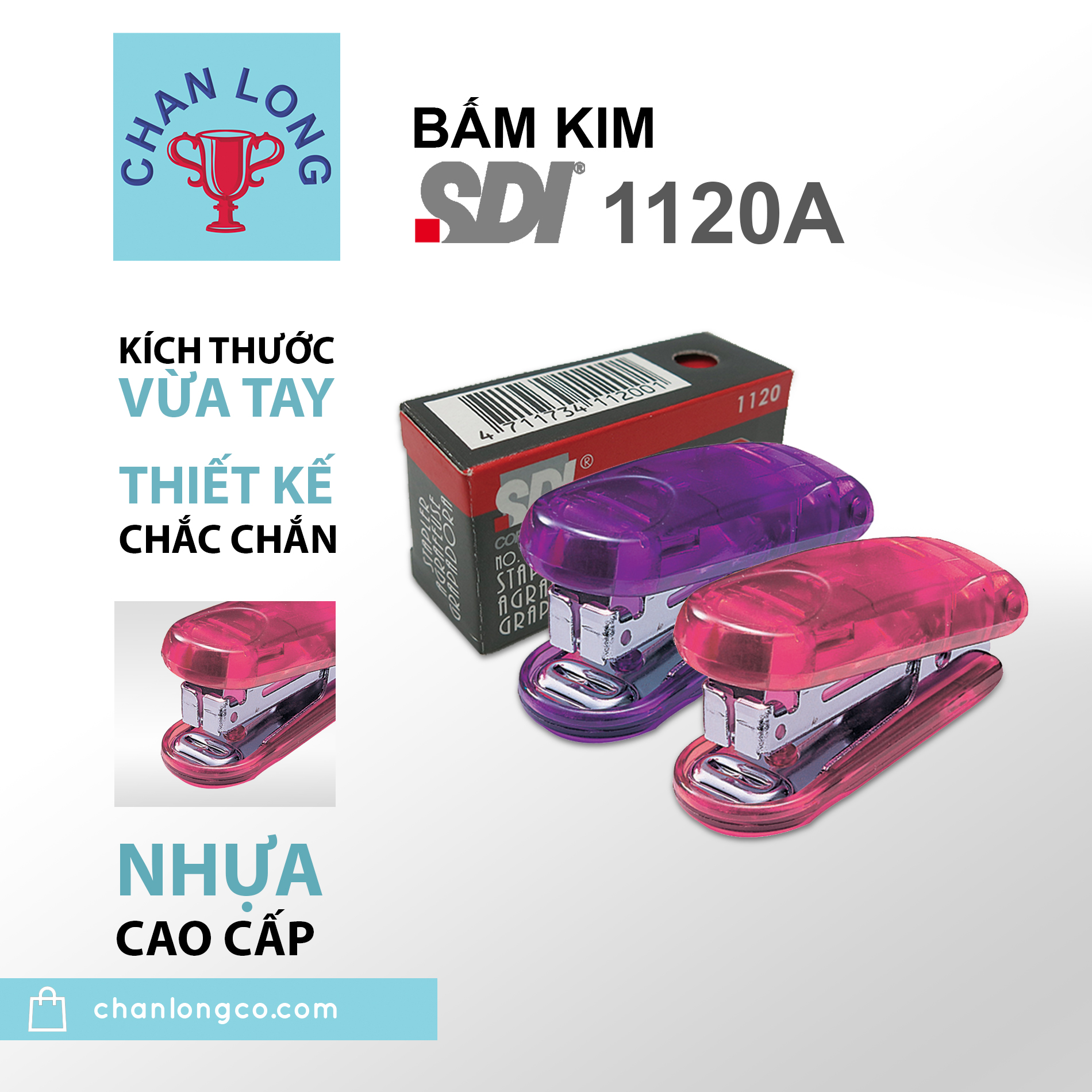 Bấm kim số 10 mini SDI 1120a