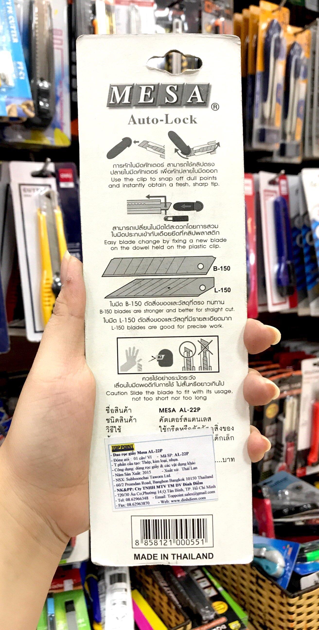 Dao Rọc Giấy Mesa AL-22P