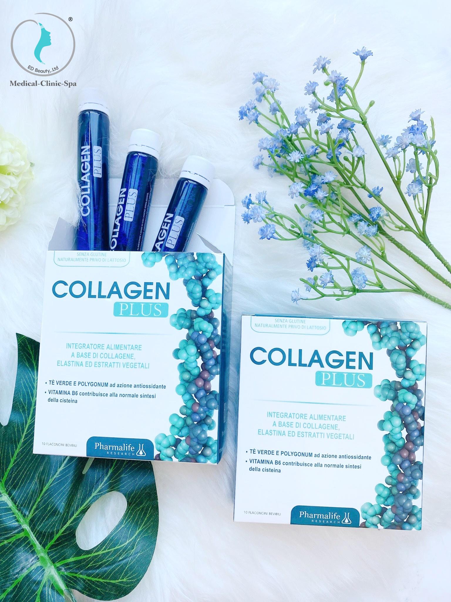 Thực phẩm bổ sung Collagen làm sáng, trẻ hoá da Pharmalife Collagen Plus 10 ống