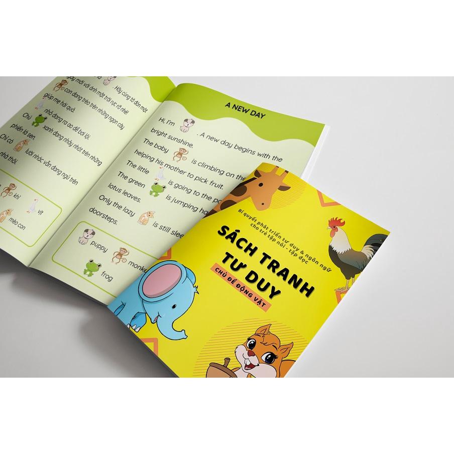 Combo 3 cuốn Sách tranh tư duy + Truyện tiềm thức & trò chơi tương tác - Bản Quyền