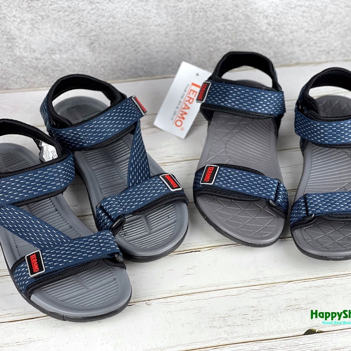 Giày sandal, dép sandal nam Teramo đế cao su nguyên chất, siêu nhẹ, quai dù chắc chắn, đế có rãnh chống trượt an toàn, TRM HỌA TIẾT 3 quai