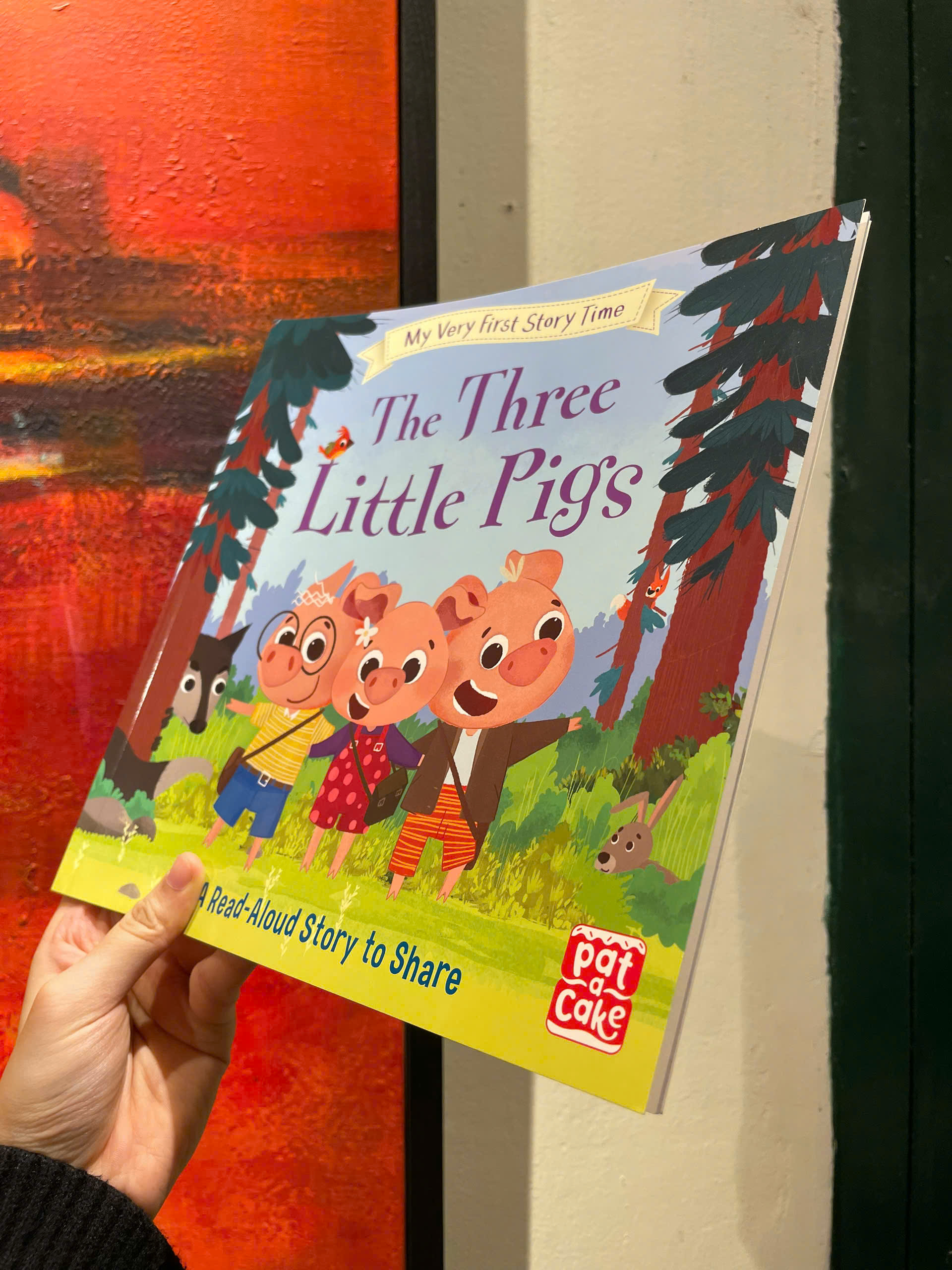 Sách - The Three Little Pigs: Fairy Tale by Ronne Randall - Children Picture book in English