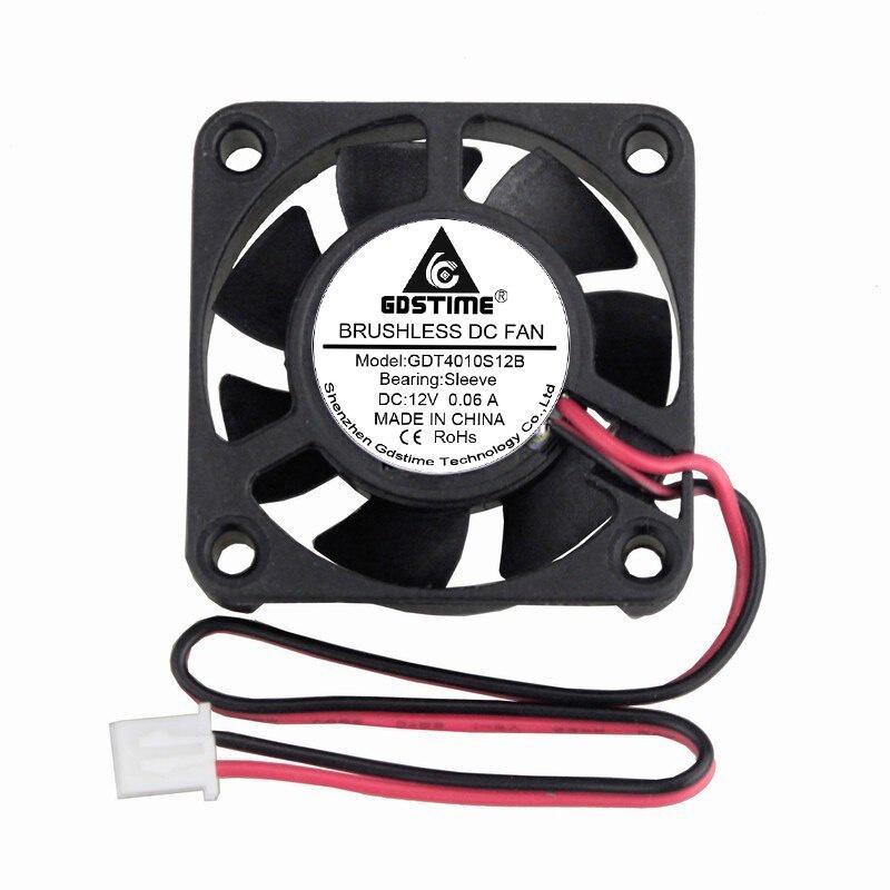 1 Quạt Tản Nhiệt Không Chổi Than 4010 40mm X 10mm Dc 12v 2pin
