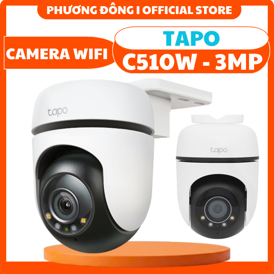 CAMERA WIFI NGOÀI TRỜI TAPO C510W 3MP - ĐÈN TRỢ SÁNG MÀU ĐÊM, ĐÀM THOẠI, THEO DÕI CHUYỂN ĐỘNG, CẢNH BÁO ĐÈN VÀ CÒI