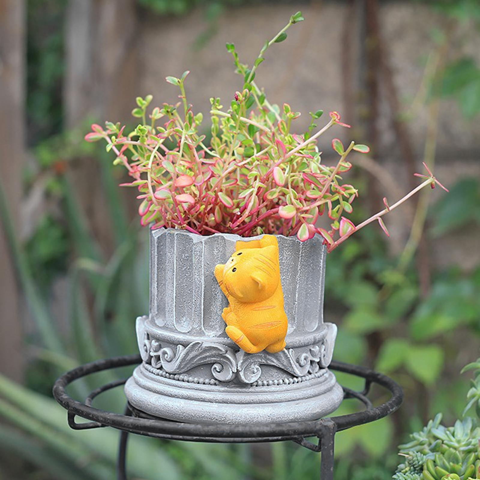 Cactus Planter Decorative Garden Container Desktop Ornament Flower Plant Pot