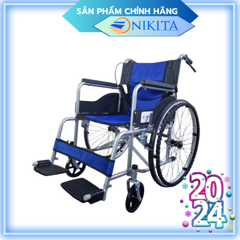 Xe lăn tay cơ bản cho người già, Nhiều mẫu lựa chọn - Hàng chính hãng NIKITA 2024 - S213-2XD