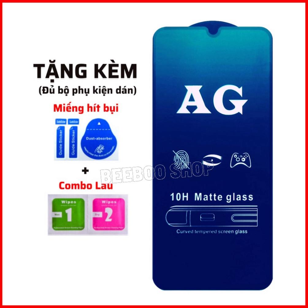 Kính Cường Lực Dành Cho Điện Thoại Samsung M31 - Full màn hình - Nhám phủ Nano - Chống vân tay