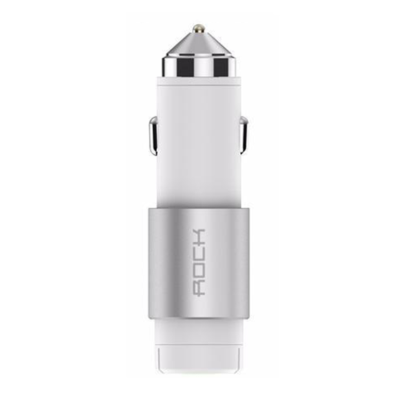 Củ sạc ô tô kèm tai nghe Bluetooth ROCK Hammer RAU0559 - Hàng chính hãng