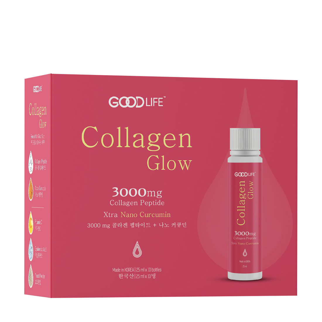 Nước uống Collagen Goodlife Collagen Glow 3000mg