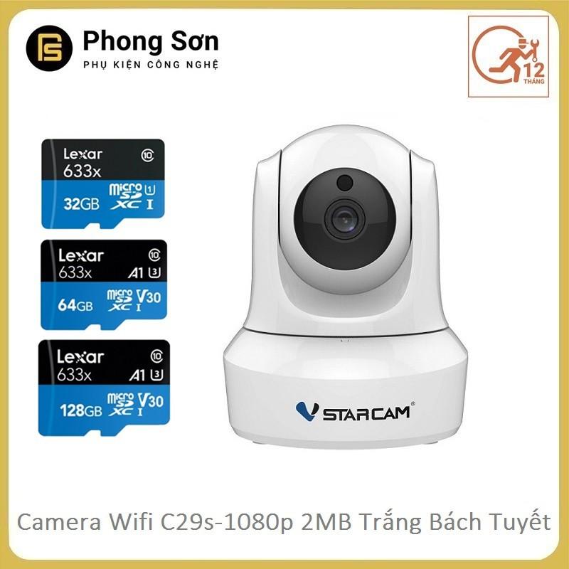 Camera Wifi IP C29s FHD 1080p Vstarcam ( Trắng Bạch Tuyết