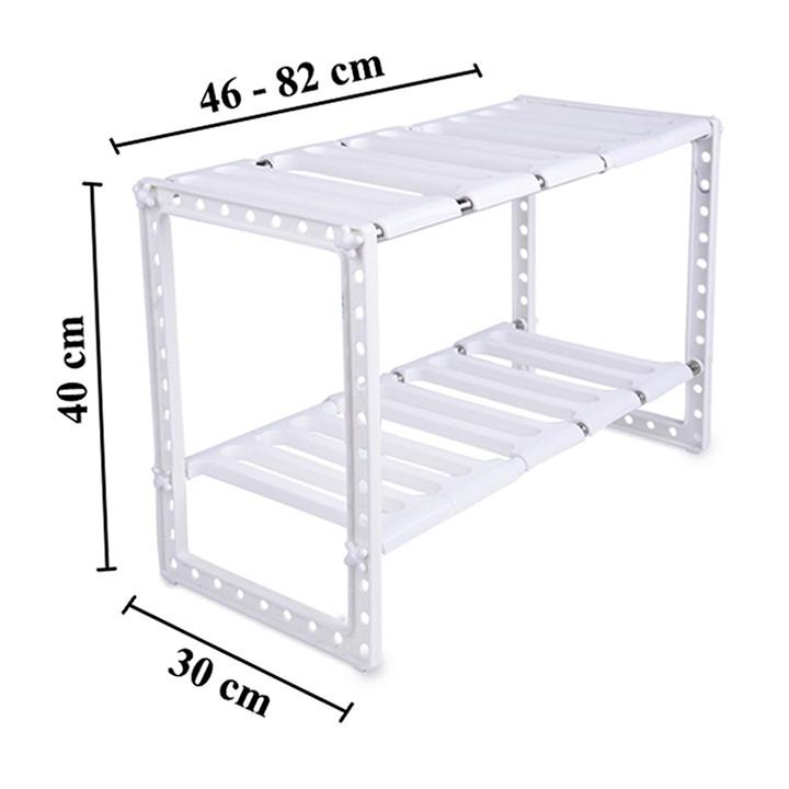 Kệ Xếp Dưới Bồn Rửa Chén + Tặng Giỏ Treo Bồn Rửa Chén - Vận Chuyển Miễn Phí Toàn Quốc