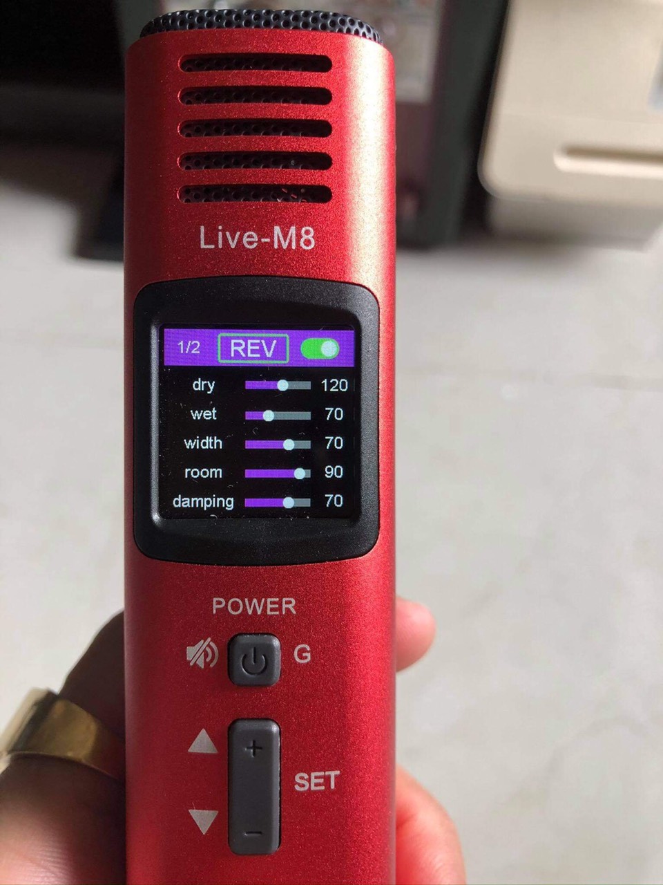 Micro Livestream MISOUND Live -M8.(không cần soundcard) Hát karaoke trên ÔTô - Hàng chính hãng