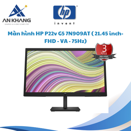 Màn hình HP P22v G5 7N909AT ( 21.45 inch- FHD - VA - 75Hz) - Hàng Chính Hãng - 36 Tháng Bảo Hành