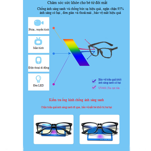 MẮT KÍNH CAO CẤP PHONG CÁCH HÀN QUỐC CHO BÉ